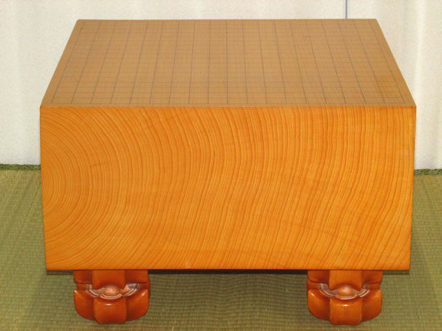 本榧 将棋盤 柾目5寸